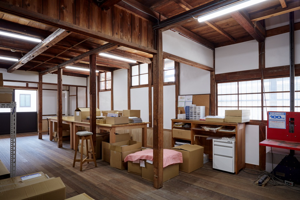 レトロな雰囲気をそのまま生かした作業室